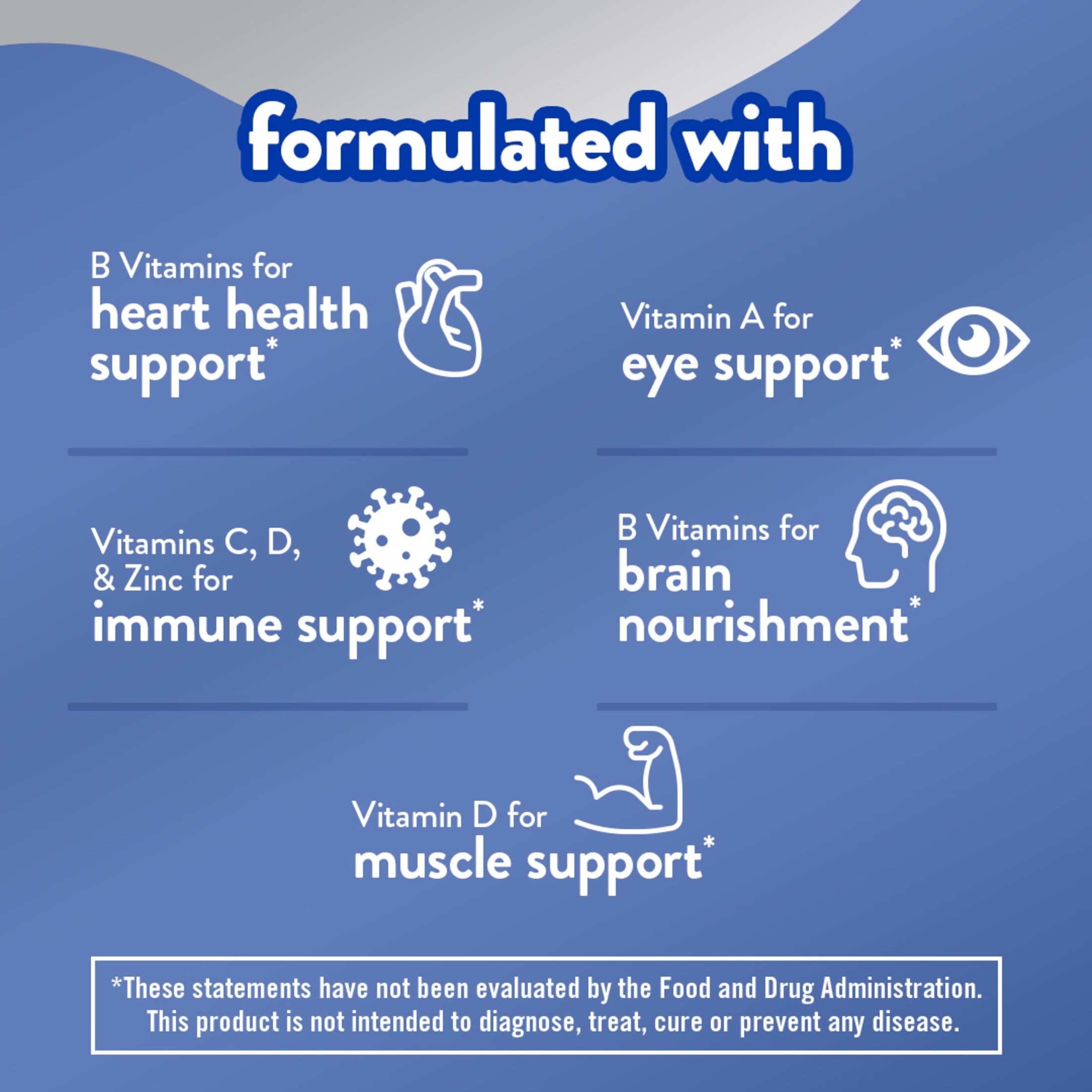 vitafusion Men's 50+ Daily Multivitamin, Gummy Vitamins, 60 Ct