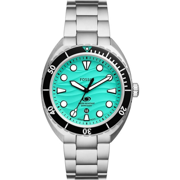 Fossil Breaker Montre Homme en Acier Inoxydable