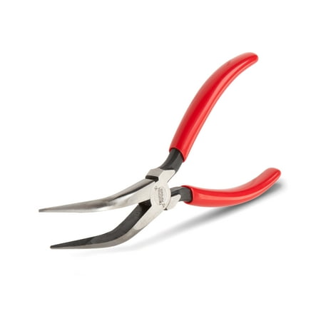 UPC: 0020209007471 | TEKTON 6 Inch 70-Degree Bent Long Nose Pliers | PGF10406