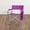 Purple, variant on Picnic Time Sports Chair - Red