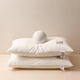 thumbnail image 1 of Almohada ergonómica de soporte cervical para aliviar el dolor de cuello | Almohada de espuma viscoelástica contorneada para dormir de lado, boca arriba y boca abajo | Funda de punto transpirable |, 1 of 1