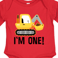 thumbnail image 4 of Inktastic 1st Birthday Construction Truck Boy Boys Long Sleeve Baby Bodysuit, 4 of 5