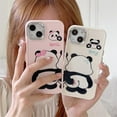thumbnail image 6 of Cute Panda Couples Funny Grab Butt Soft Phone Case Compatible with iPhone Case (White,iPhone 12 Pro), 6 of 6