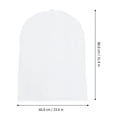 thumbnail image 2 of KALLORY 10Pcs Breathable Garment Bags for Suits and Shirts EVA 80X60Cm, 2 of 8