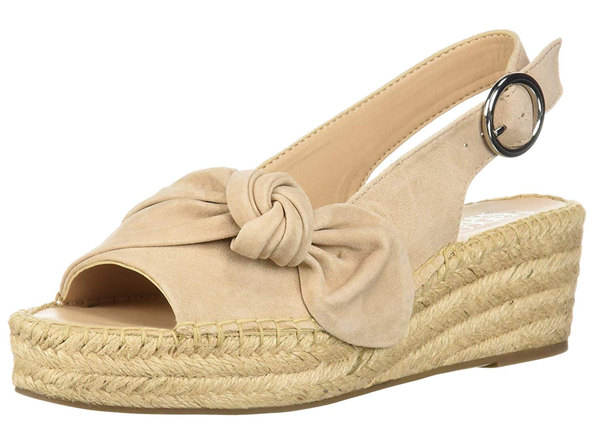 franco sarto coastal espadrille wedge sandal yellow
