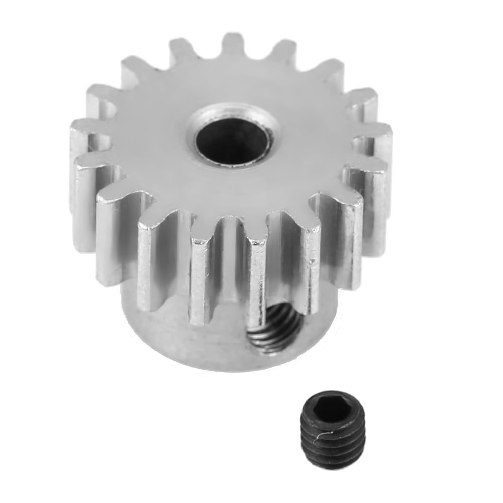 Steel Metal Motor Pinion Gear 17T 0.8 Module RC Parts for 1/10 Scale RC Car 
