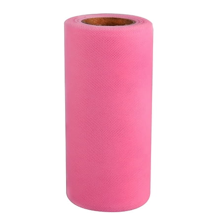 - DSstyles Hot Sale New Tulle Paper Roll 6 x25yd Wedding Bridal Gift Decor Tissue Spool Wrap Bow Craft Best Price Gift It.Pink