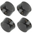thumbnail image 4 of Perillas de volumen de guitarra eléctrica, 4 piezas Perillas de bajo acrílico Potenciómetro de guitarra eléctrica Sombrero Perillas de bajo acrílico Valor inmejorable Jadeshay  A, 4 of 8