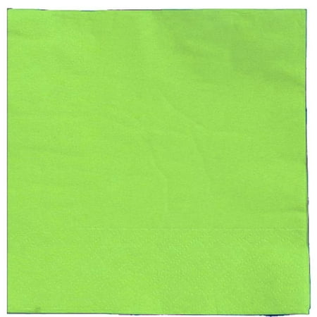 Disposable Dinner Napkins Exquisite Disposable Luncheon & Dinner Napkins - Bulk 100 Count - Lime Green - High Quality Paper Napkins for Cocktail Parties, Birthdays, Weddings, Bridal & Baby Showers ()