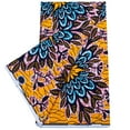 thumbnail image 2 of African Fabric 100% Cotton Ankara Wax Print Fabric soft 6 Yards Cloth for Party Dress, 2 of 5