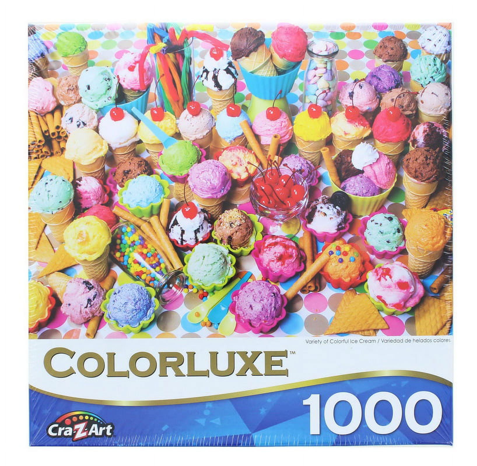 Cra-Z-Art Kodak 1000-Piece Colorful Ice Cream Jigsaw Puzzle for