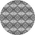 thumbnail image 1 of Ahgly Company Machine Washable Indoor Round Transitional Gray Cloud Gray Area Rugs, 3' Round, 1 of 7