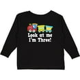 thumbnail image 3 of Inktastic 3rd Birthday Train Boys Long Sleeve Toddler T-Shirt, 3 of 5