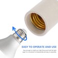 thumbnail image 2 of MasteelfCA 4pcs E27 Thread Lamp Holder High Temperature Resistant Light Bulb Base, 2 of 7