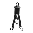 thumbnail image 2 of Organizador de dugout, colgador de murciélagos, soporte multiusos para bates de béisbol, ganchos para valla, bucle elástico ajustable, colgador de Negro, 2 of 8