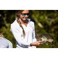 thumbnail image 4 of Huk Women's Icon X Hoodie UPF 50+ Long-Sleeve Fishing Shirt, White, Medium, 4 of 6