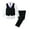 Black/Ultra Violet, variant on Spring Notion Boys' Formal 4-Piece Set, Black