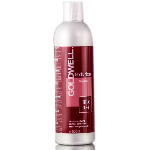 Goldwell 1:4 Texturizer Stabilizer Mix, 16 oz, Pack of 1 w/ Sleek Teasing Comb