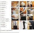 thumbnail image 4 of MensDouble-breastedBlazerSuit2PiecesSlimFitWeddingGroomTuxedosPeakLapelFormalPromSuits, 4 of 5