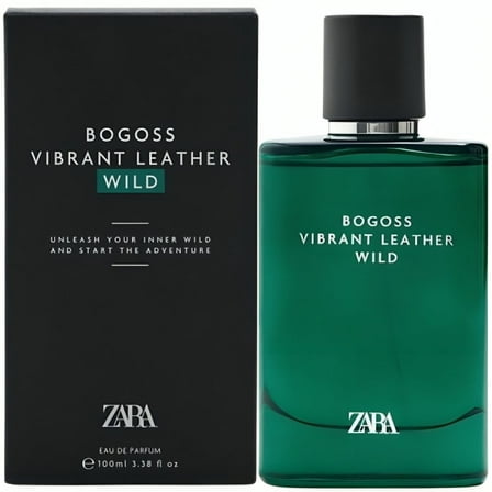 Zara Bogoss Vibrant Leather Wild Cologne for Men EDP Eau De Parfum 100 ML (3.38 FL OZ)