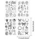 thumbnail image 2 of 4 láminas de sellos transparentes TPR con motivos variados y tablero acrílico, 2 of 6