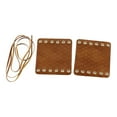 thumbnail image 3 of Universal Motorcycle Grip Covers/ Shock Absorption/ Throttle Grip Covers/ PU Brown, 3 of 4