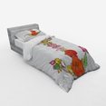 thumbnail image 3 of Ambesonne Anchor Bedding Set 4 Pcs, Spring Flowers Blooming, Queen, Multicolor, 3 of 3