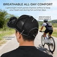 thumbnail image 2 of Solar Rechargeable Peak Cap, 3-Speed Quiet Fan for Golf, USB & Solar Powered Breathable Baseball Cap, 2 of 8