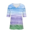thumbnail image 3 of Young adult fashion Womens Summer Tops Cotton Petite Work Blouses for Women Office Professional Tshirts Shirts Graphic Vintage Rock Womens Workout Tops Multipack Tess for Women Golf Orders, 3 of 4