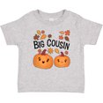 thumbnail image 3 of Inktastic Big Cousin Pumpkins with Fall Leaves Boys or Girls Baby T-Shirt, 3 of 5