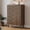 Walnut, variant on Aufeile 39.4" Tall Dresser for Bedroom, 5 Drawer Fluted Wood Dresser, Modern Chest of Drawers with Wave Panel, Slim Storage Cabinet for Small Spaces, Walnut