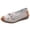 Gray, variant on Wensltd Fashion Loafers Shoes Women Wide Width Bowknot Soft Sole Soft Shoes for Daily Comfort Yellow