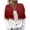 White, variant on Stralyhd Christmas Cardigan for Women Plus Size Funny Snowflake Print Button Down Cardigan Sweaters Fall Winter Casual Comfy Open Front Knitted Outerwear Deep Red S