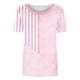 thumbnail image 5 of Tops de Cuello Redondo para las Mujeres de Manga Corta Impresa Casual, Camiseta de Moda para Uso Diario Y de Fiesta, 5 of 5