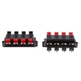 thumbnail image 3 of Terminal De Estéreo De 8 Vías Y 2 Vías Con Conector De Liberación De Presión, 4 Piezas 8 vías 2 filas SM SunniMix Conector de terminal de altavoz, 3 of 7