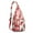 Red-5, variant on Refreshing Watermelon Sling Backpack – Water-resistant Breathable Shoulder Bag, Tropical Print Unisex Bag for Hiking, Picnic and Summer Fun