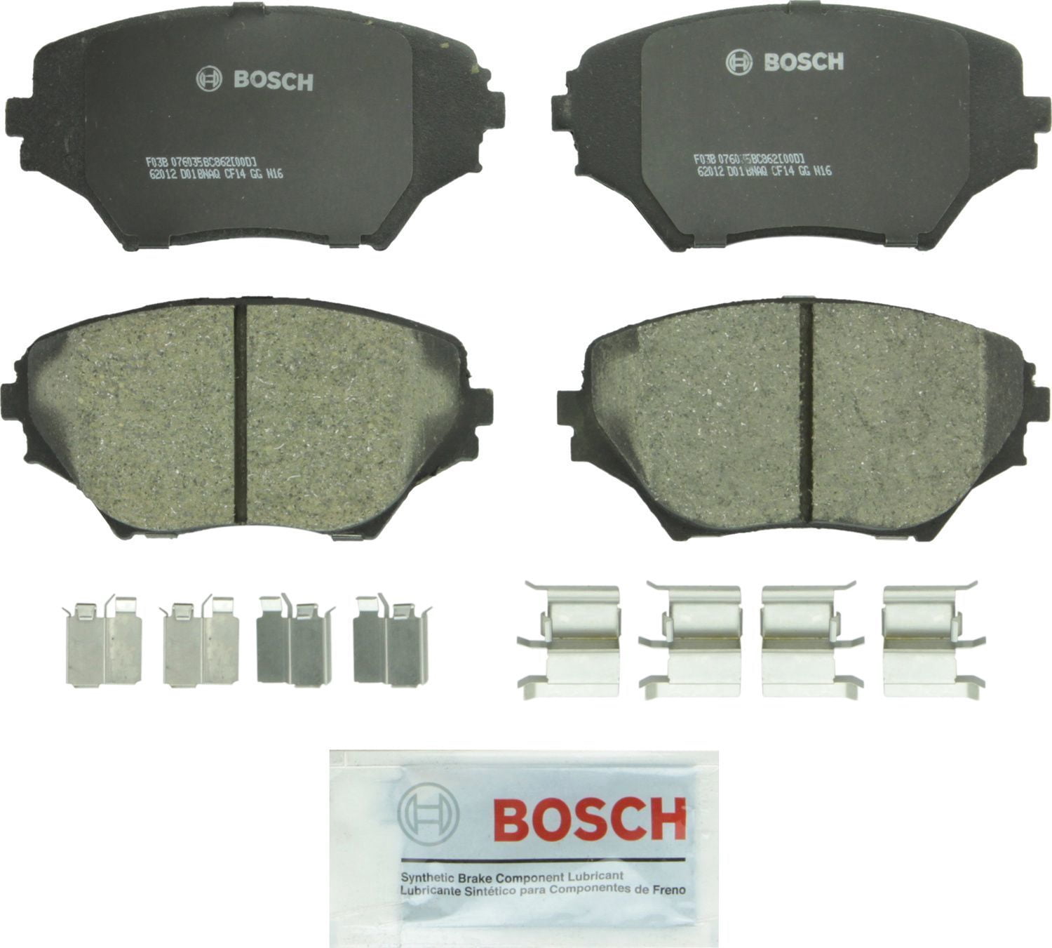 Bosch BC862 QuietCast Brake Pad Ceramic Brake Pads