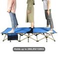 thumbnail image 4 of REDCAMP Extra Long Folding Kids Cot for Sleeping, Portable Toddler Camping Cot Bed Child Travel Cot, Blue 75", 4 of 5