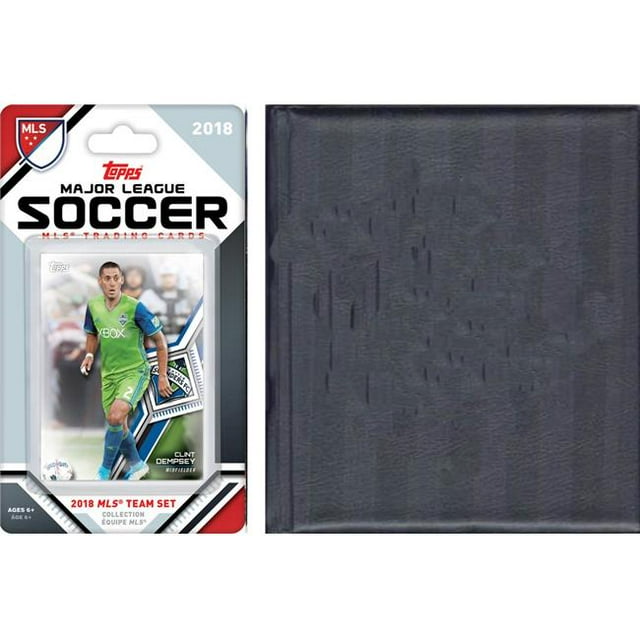 C&I Collectables WHITECAP18 MLS Vancouver Whitecaps sous Licence 2018 Ensemble d'Équipe Topps et Album de Rangement