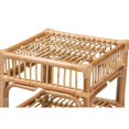 thumbnail image 3 of Baxton Studio Rose Modern Bohemian Natural Brown Rattan End Table, 3 of 5
