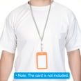 thumbnail image 5 of Uxcell Neck Lanyards, Flat Lanyard Swivel Hook Badge Holder Name Tag ID Card Grey 10 Pack, 5 of 5
