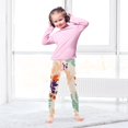 thumbnail image 5 of Girl's Legging Full-Length Colorful Print Tights For Dance Gym Everyday Wear A Flat Vector Illustration, 5 of 8