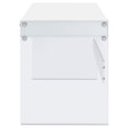 thumbnail image 6 of Scranton & Co Contemporary Wood/Glass Computer Desk in Glossy White, 6 of 9