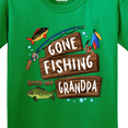 thumbnail image 4 of Inktastic Gone Fishing with My Grandpa Youth T-Shirt, 4 of 5
