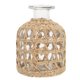 thumbnail image 1 of 1 unid-tejido de cristal de cristal botella de aroma natural jarrón marrón adorno marrón claro, 1 of 5