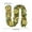Gold, variant on Christmas Garland with LED Lights Artificial Christmas Illuminate Garland Battery Operated,Green Rattan with Flower Decorations for Home Stairs Fireplace Front Porch Door Display Indoor Outdoor