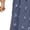 Blue, variant on Quixlent Fall Winter Women Dress Long Lantern Sleeves A-line Round Neck Big Hem Dot Applique Pleated Solid Color Dating Commuting Midi Dress
