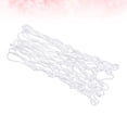 thumbnail image 1 of FUEENIRVA White Polyester Basketball Net with Fine Craftsmanship for Outdoors and Indoors Basketball, 1 of 6