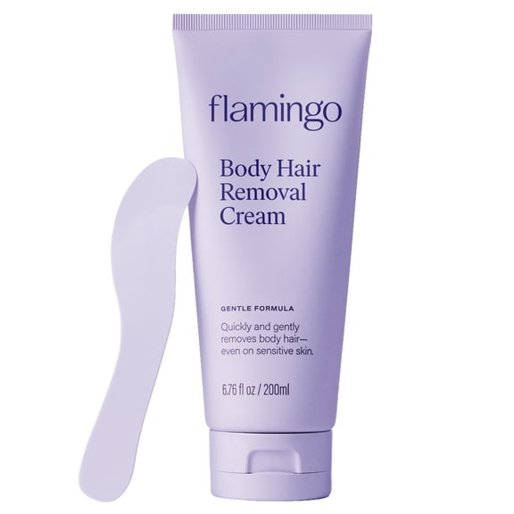 Flamingo Women's Gentle & Painless Body Hair Removal Cream, 6.76 fl oz