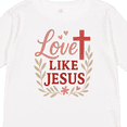 thumbnail image 4 of Inktastic Love Like Jesus Boys or Girls Long Sleeve Toddler T-Shirt, 4 of 5